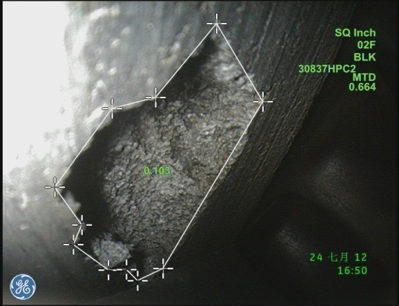 3D測量法測量涂層丟失面積